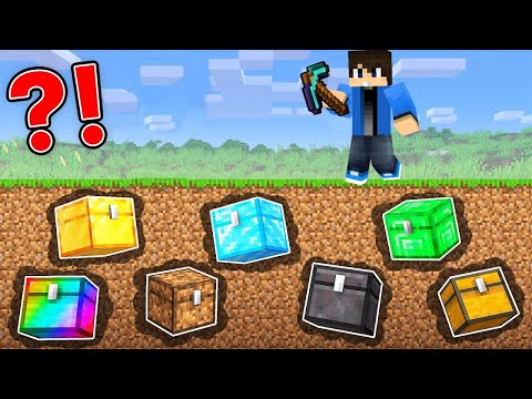 Találd Meg Az Elásott Ládákat 1$ vs 10000$ a Minecraftban!