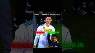 Ronaldo Vs Ronaldo Jr 😳 #ronaldo #football #georginarodriguez #worldcup #siuuuuu #ronaldojr #messi
