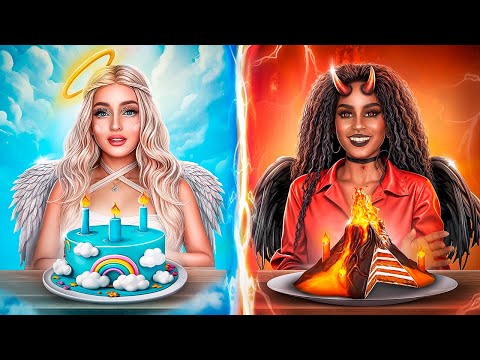 Angel VS Demon Cooking Challenge!