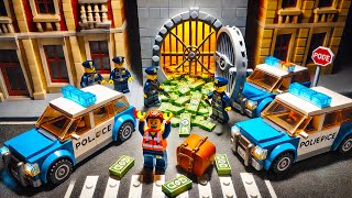 LEGO City Bank Robbery: Secret Safe Under Police Protection