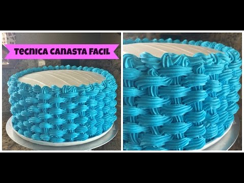 Tecnica Canasta En Un Pastel De Chantilly - Madelin's Cakes