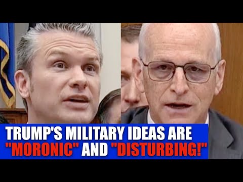 Rep. Smith BLASTS Trump's "MORONIC" Military Ideas To Pete Hegseth's Face