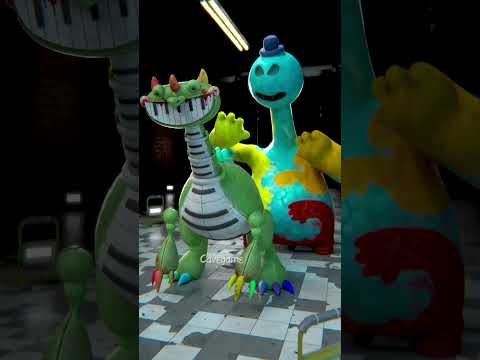 Doey the Doughman vs Pianosaurus | Poppy Playtime #shorts