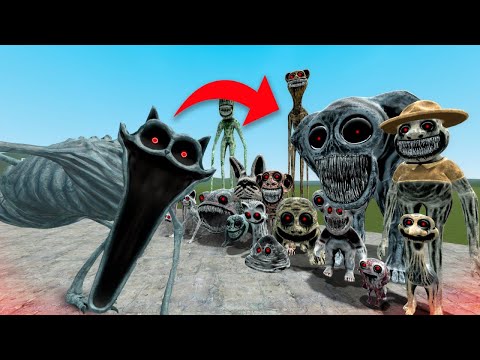 ALL ZOONOMALY MONSTERS VS HUMAN In Garry's Mod!