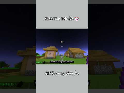 Sinh Tồn Bất Ổn 🤡 ( Tập 145 ) : Chiếc Cung Siêu Ảo #shorts #minecraft