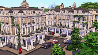 London Kensington Townhouses | The Sims 4 Speed Build