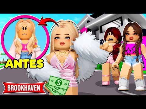 A MENINA EXCLUIDA pelas AMIGAS virou DONA no NOVO SHOPPING | Historinhas Brookhaven Roblox