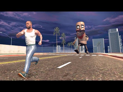 Franklin Fight Zombie Tung Tung Sahur In INDIAN BIKES DRIVING 3D