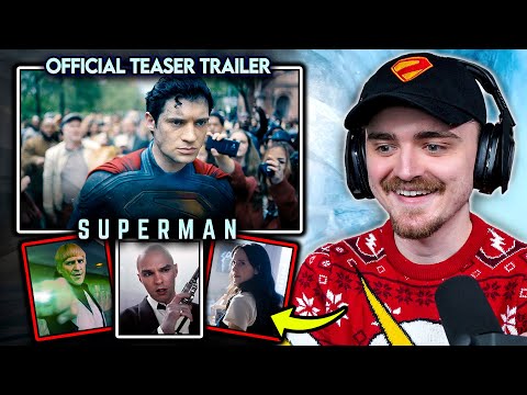 SUPERMAN Teaser Trailer REACTION & First Thoughts Breakdown!