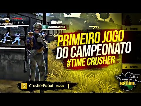 PRIMEIRO JOGO DA COPA BRASIL - FREE FIRE TIME CRUSHER FOOXI