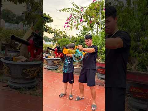 Đọ súng nerf #funny #comedy