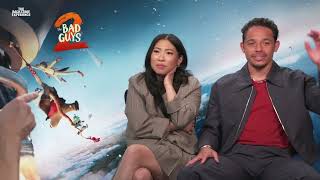 Does Awkwafina's family want to see her movies? Awkwafina tells The Backstage!