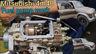 Mitsubishi pajero 2800cc engine diesel pump repair _ Mitsubishi 4m40 engine diesel pump repair