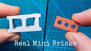 How to Make Realistic Mini Bricks - 3D Printing - Silicone Rubber Mold