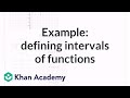 Understanding Functions and Intervals
