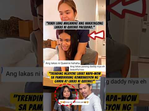 Queenie Pacquiao mana sa tatay,,, malakas at maganda! #queenie #princess #mannypacquiao | ctto