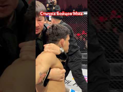 Стычка Бойцов в мма кипиш #mma #muradaov #мма #файтинг #бокс #харидуз #ufc #кунфу #бои #sports