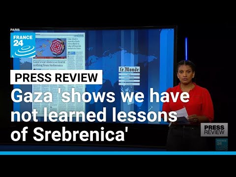 YouTube video thumbnail: Gaza war Shows we Have not Learned Lessons of Srebrenica, Veteran Reporter Says