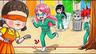 SQUID GAME x Anna Green Light, Red Light - ĐỪNG DI CHUYỂN! Tất Cả Đứng Im | Gacha Life x Gacha Club