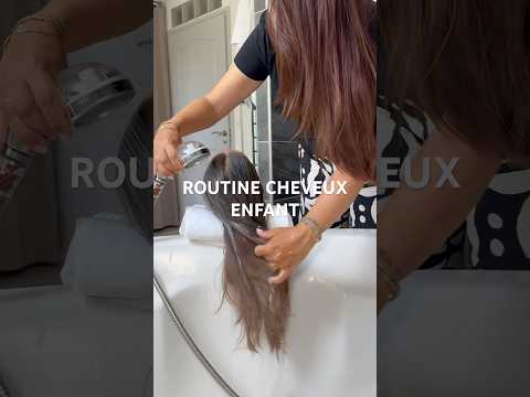 Routine cheveux enfant #haircare #routineenfant #cheveux #routinecheveux