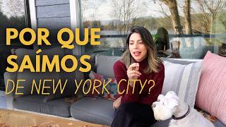 Saímos de New York City, nossa casa de frente pro lago em Lake Placid e um tempo afastados da cidade