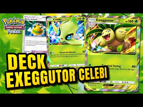 CELEBI SÓ PRECISA DO EXEGGUTOR! Gameplay Pokémon TCG Pocket