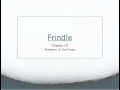 Judy Morgan and the Frindle Story