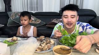 หอยแคงตัวใหญ่ๆจากประเทศไทย