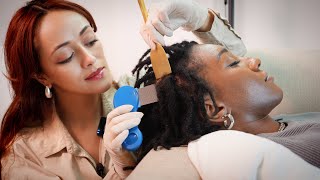 ASMR Curly, Coily, Kinky, Waves: EXTRA LONG Compilation Scalp Check, Hairstyle, Photoshoot, Head Spa