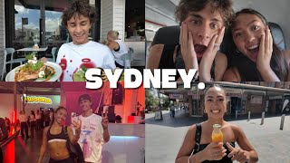 OUR FIRST PLANE RIDE TOGETHER | TRIP TO SYD W/ CADEL AND MIA - VLOG