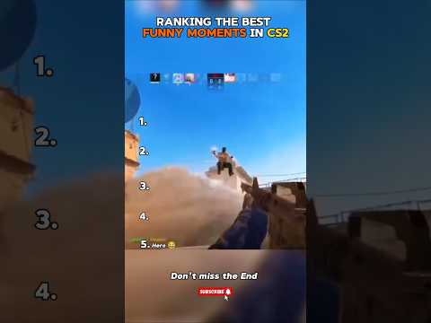 Top 5 best funny Moments in CS2 😂 #cs2 #gaming #funnyclips #cs2memes #csgo