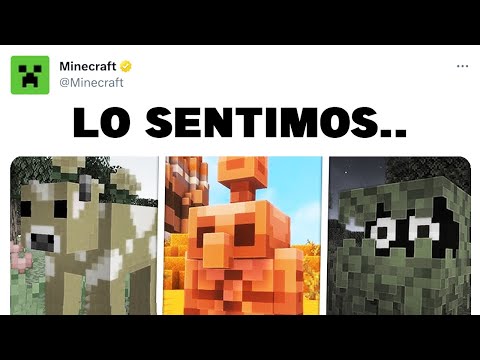 MINECRAFT CANCELÓ MOOBLOOM y GLARE ¿ADIOS MOBS MOB VOTE?