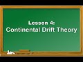 Continental Drift Theory Concepts