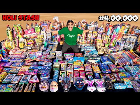 Biggest Holi Stash 2025 Worth ₹4,00,000🔥- लो आ गया होली का सबसे बड़ा पिटारा🙈