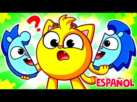 El Juego Del Rompecabezas del Cuerpo 🧩 | Canciones Para Niños 🐱🐨🐰🦁 por Baby Zoo Español