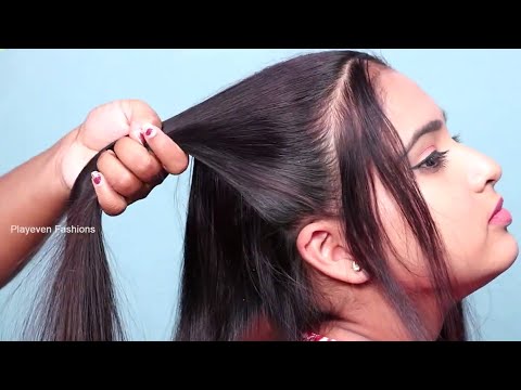 3 Most Beautiful Front Hairstyle for Party/Function | Best Hairstyle For Girl | Easy Party Hairstyle