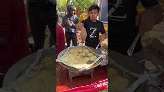 Delhi Famous Upvaas Wali Sabudana Aloo Laccha Tikki Making | Indian Street Food 