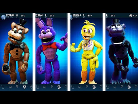 Cartoony Animatronics FNAF AR Workshop Animations