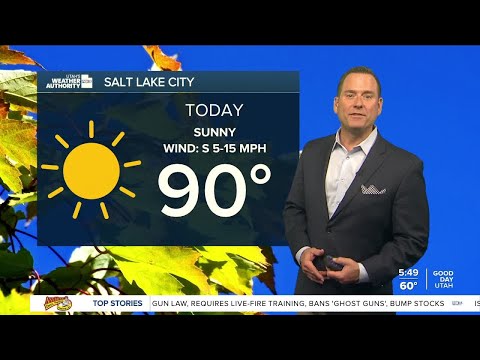 Record heat today; Cooler this weekend- Friday, October 4