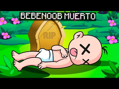 BEBE NOOB SE MURIO EN MINECRAFT 😭😨 ¿QUE LE PASO? ADIOS BEBE NOOB MINECRAFT ROLEPLAY