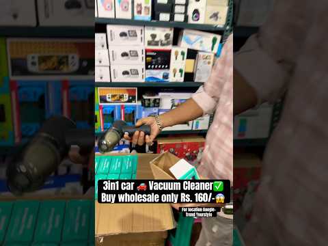 3in1 car 🚘 🚙 Vacuum Cleaner buy wholesale only 160rs ✅😱🤫 #carvacuum #vacuumcleaner #shorts