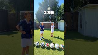 RANKING EVERY WORLD CUP FOOTBALL⚽️ #Shorts #Football #WorldCup