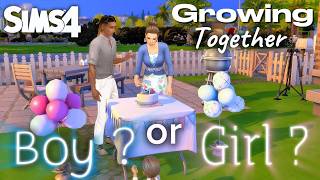 Fruchtblase geplatzt?!😱 - GENDER REVEAL | Sims 4 Growing Together #2