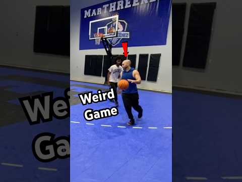 Weirdest Game Ever🤣 #marthreenez #basketballchallenge #hoopers #basketballtrashtalk #trashtalkers