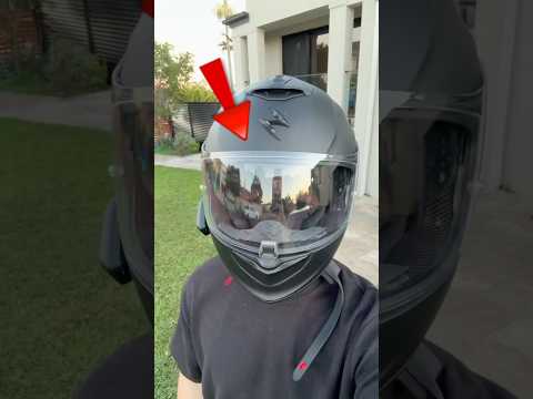 I made a clear visor look cooler than a mirrored visor