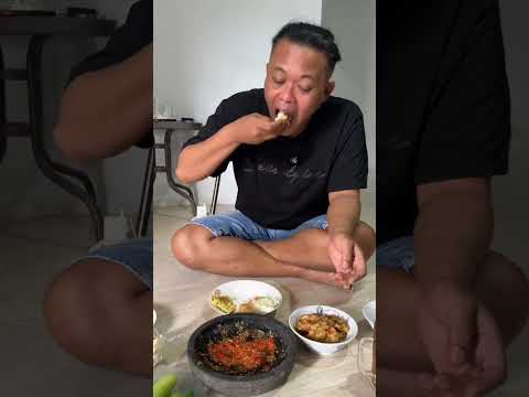 SULE MAKAN SAMBEL KENCUR DAN IKAN CUCUT