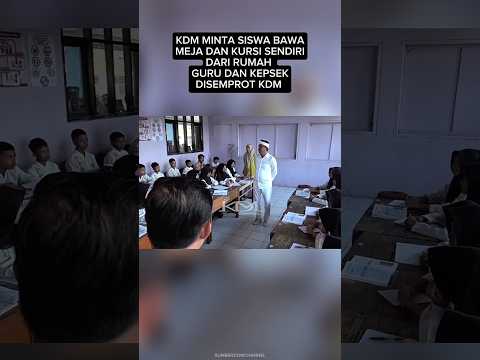 KDM KAGET LIHAT SEKOLAH YANG BERANTAKAN BANGET!!