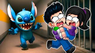 ESCAPA DE LA PRISION DE STITCH EN ROBLOX | ADRI SF