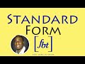 Writing Linear Equations in Standard Form
