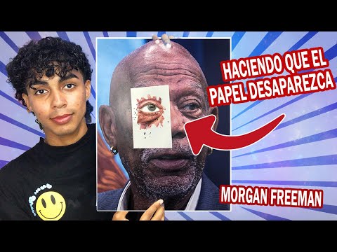 COMPLETANDO LA FOTO DIBUJANDO A MORGAN FREEMAN